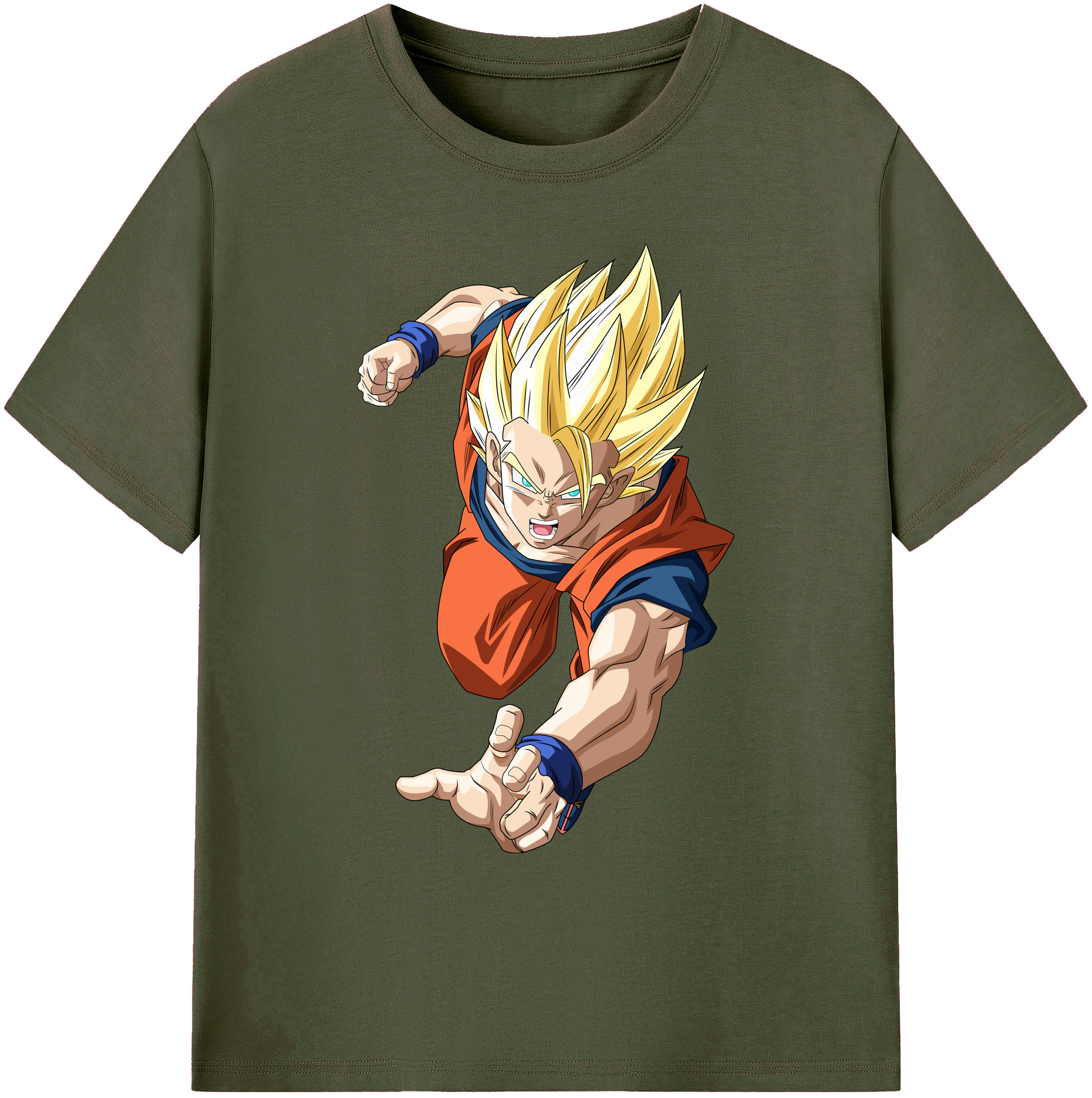 （画像用） ドラゴンボール 孫 悟飯（そんごはん）DRAGON BALL Son Gohan 綿100％ メンズ半袖Tシャツ｜肌触りやわらか＆通気性